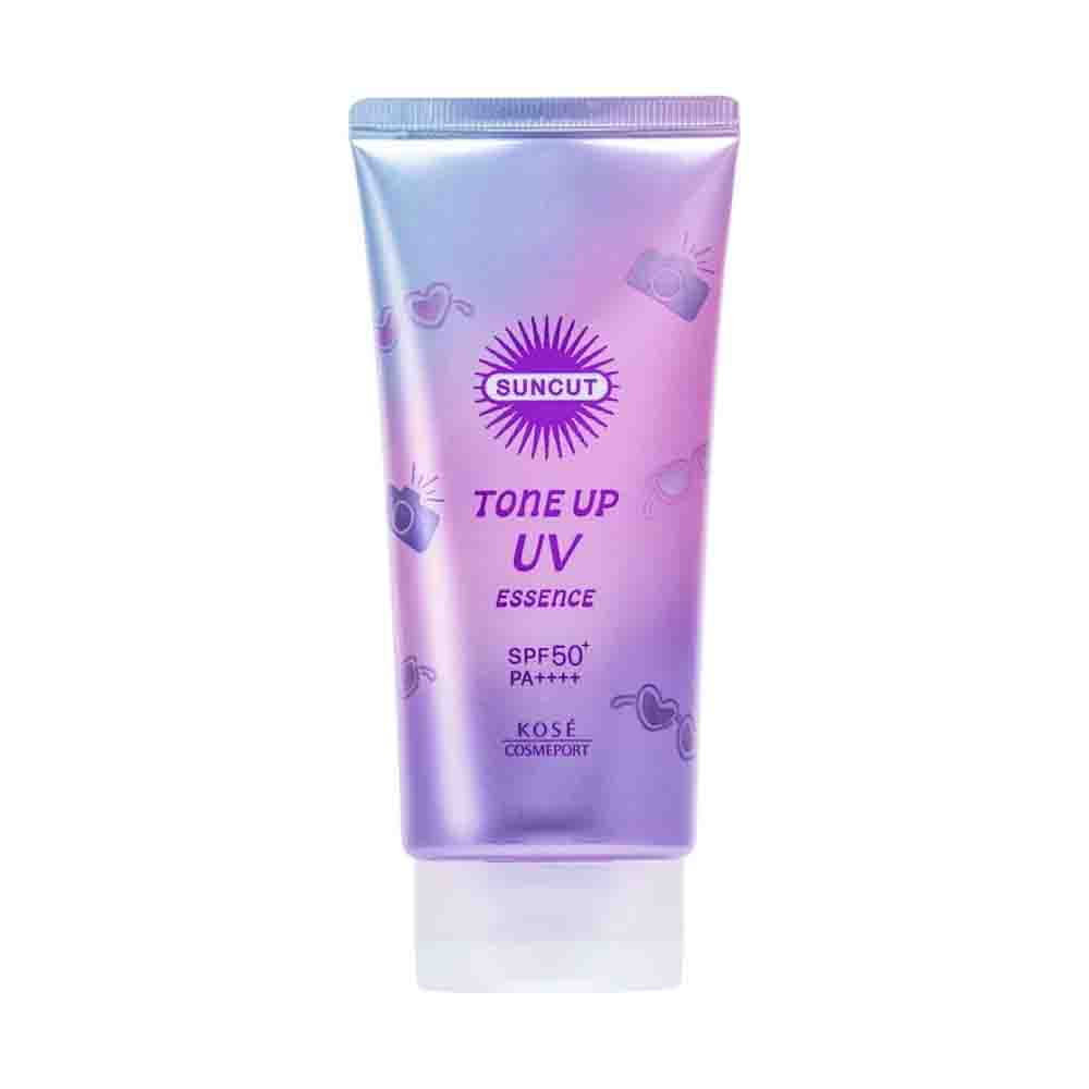 KOSE Suncut Tone Up Essence Lavender Purple SPF50+ PA++++ 80g