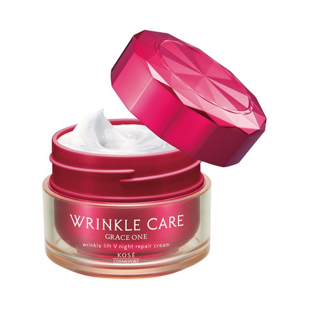KOSE Grace One Wrinkle Care Wrinkle Lift V Night Repair Cream 50g