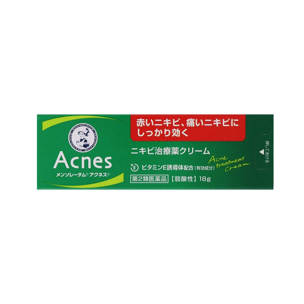 ROHTO Mentholatum ACNES Medicated Acne Cure Cream 18g