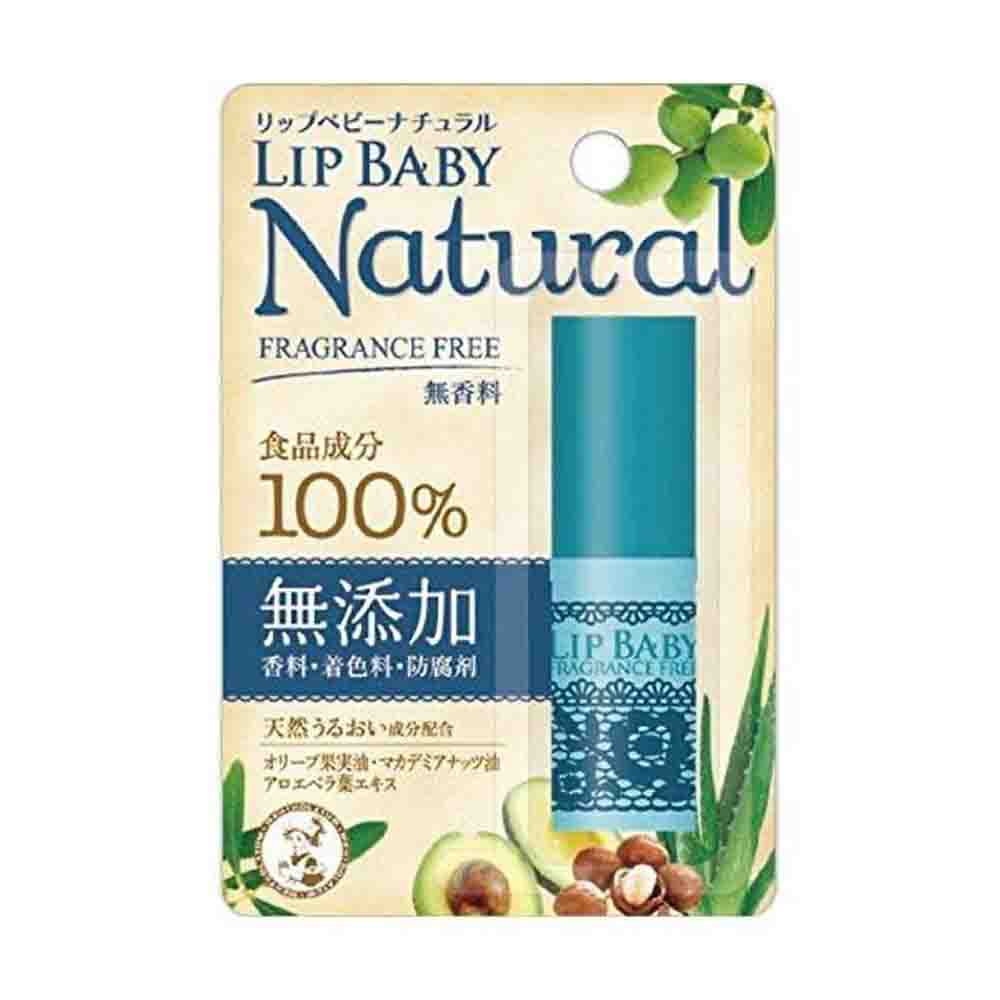 Rohto Mentholatum Lip Baby Fragrance Free 4g