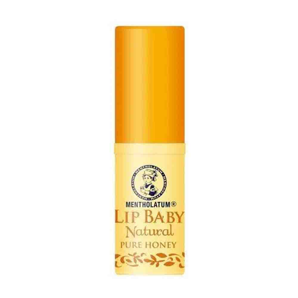 Rohto Mentholatum Lip Baby Natural Pure Honey Scent 4g