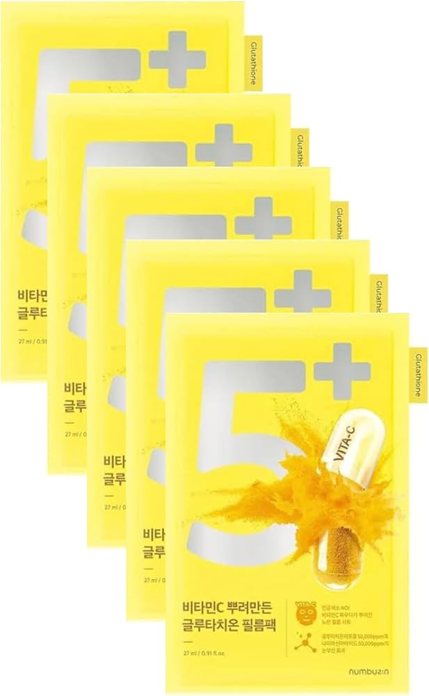 Numbuzin No.5 Vitamin Spotlight Sheet Mask 4 sheets