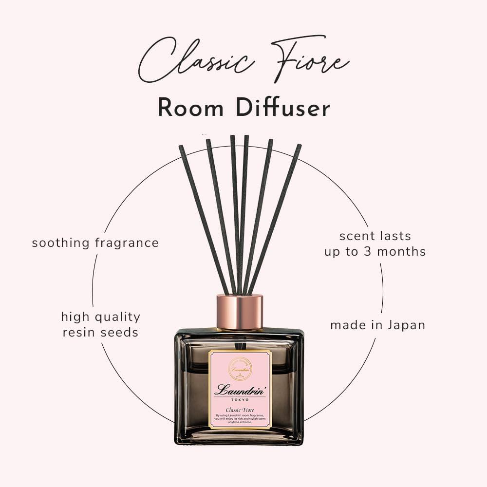 LAUNDRIN Room Diffuser Classic Fiore 80ml