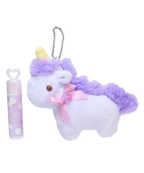 Sugary Unicorn Plush & Lip Balm-Purple Unicorn