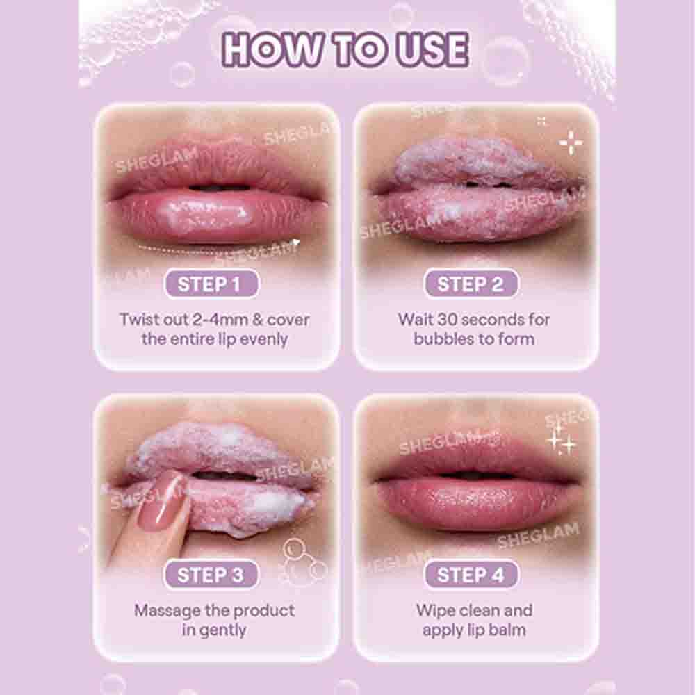 SHEGLAM Bubble Buff Lip Scrub 8g