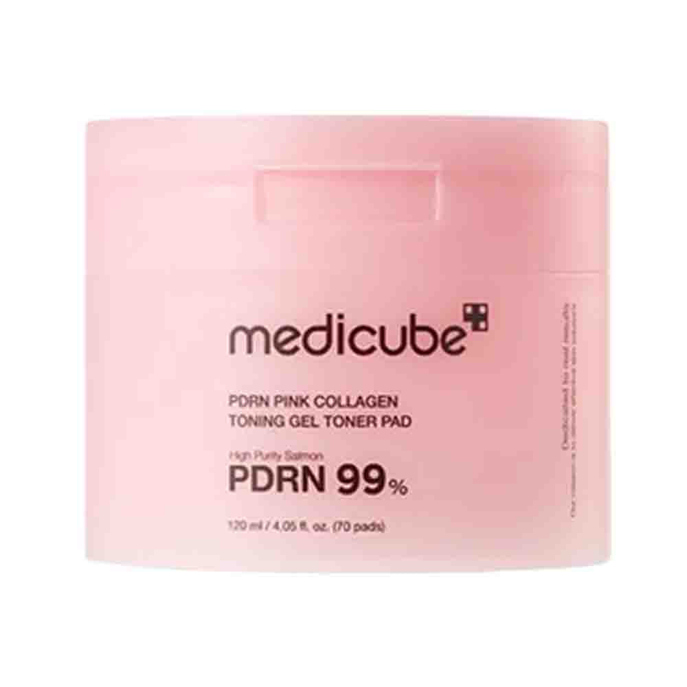 MEDICUBE PDRN Pink Collagen Toning Gel Toner Pad 120ml