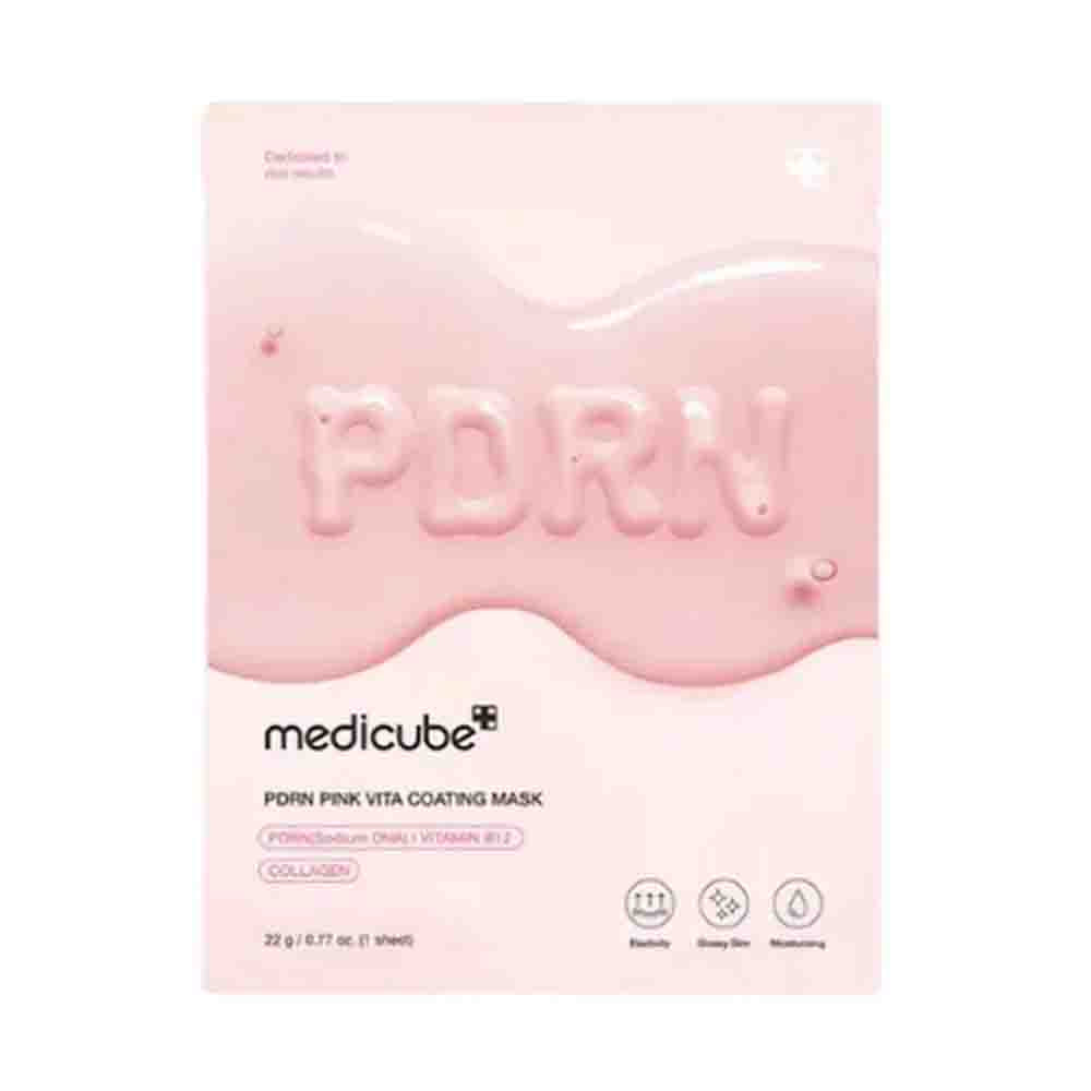 [JAPAN Version]MEDICUBE PDRN Pink Vita Coating Mask  7 sheets