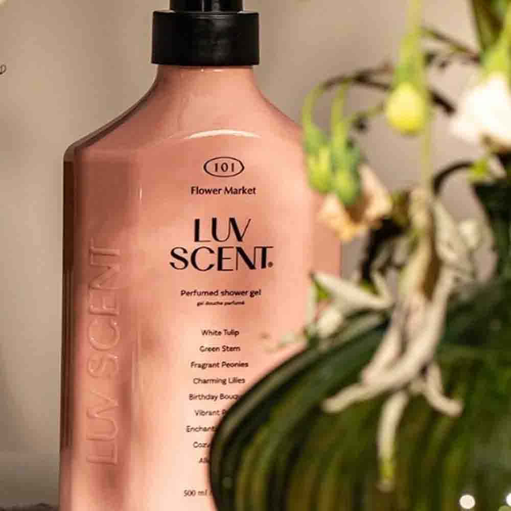 LUV SCENT Body Wash Flower Market White Tulip 500ml