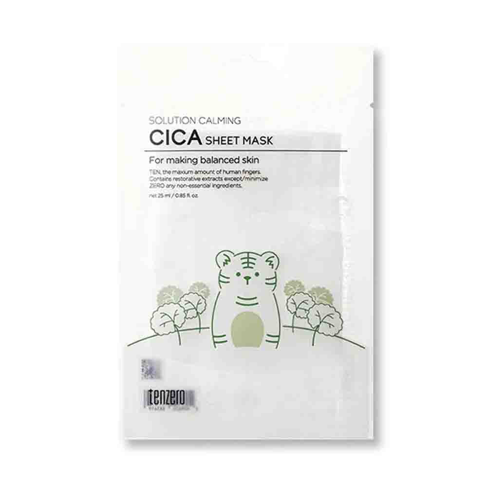 TENZERO SOLUTION Claming CICA Sheet Mask 25ml