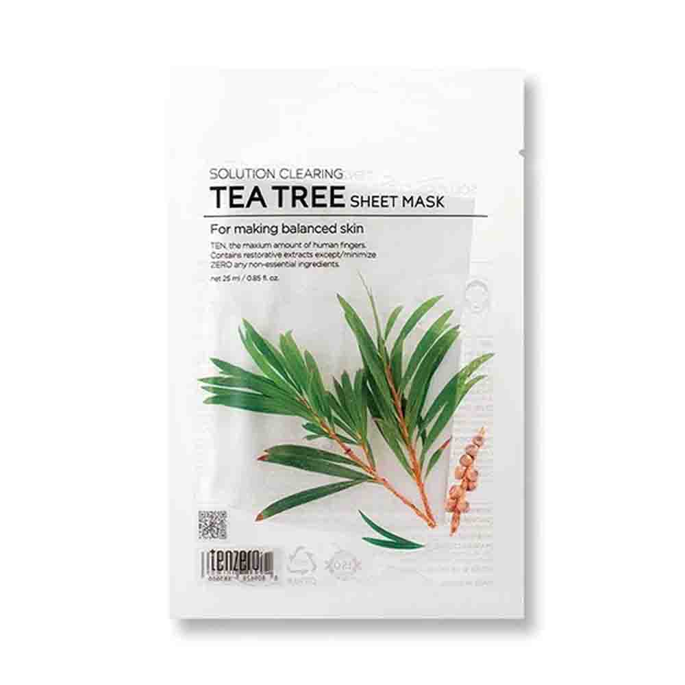 TENZERO SOLUTION Clearing Tea Tree Sheet Mask 25ml