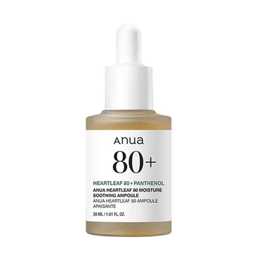 ANUA Heartleaf 80+Panthenol Moisture Soothing Ampoule 30ml