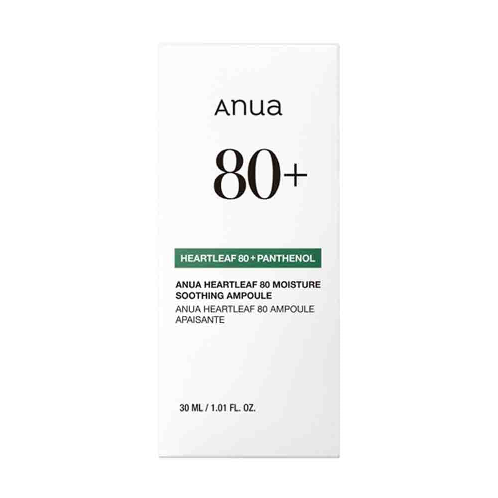 ANUA Heartleaf 80+Panthenol Moisture Soothing Ampoule 30ml