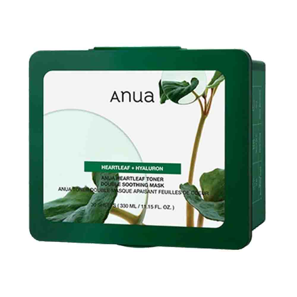 [JAPAN VERSION]ANUA Heartleaf Toner Double Soothing Mask 30 Sheets