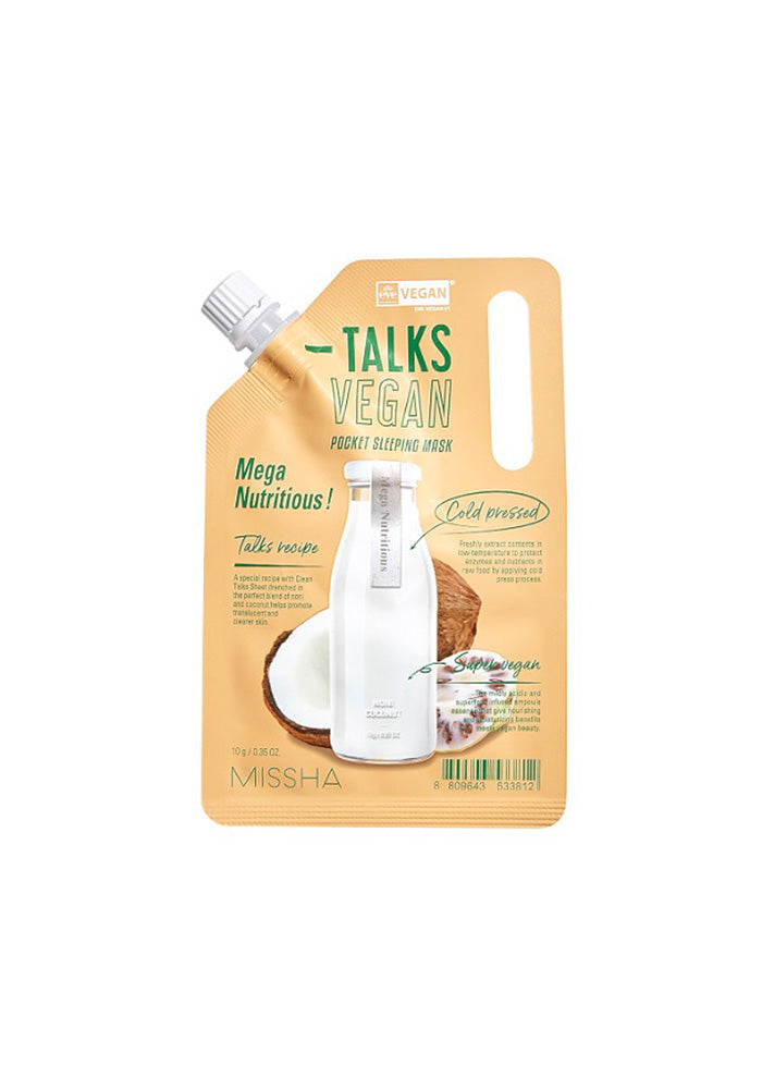 MISSHA Talks Vegan Squeeze
  Pocket Sleeping Mask #Mega Nutritious