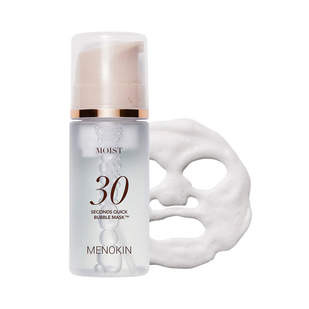 MENOKIN 30 Seconds Quick Bubble Mask #Moist 95ml