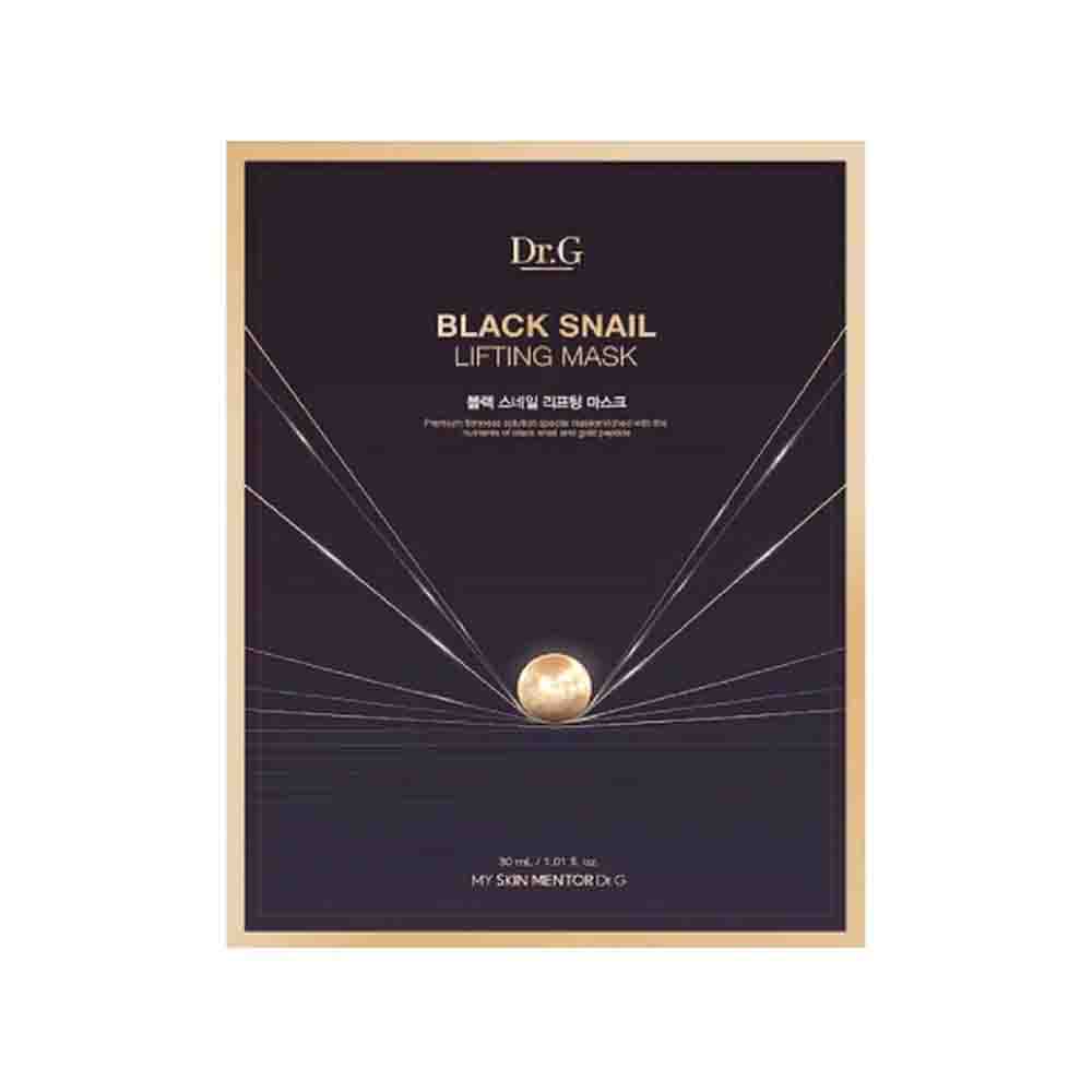 [JAPAN VERSION] Dr.G Black Snail Lifting Mask - 5 Pieces