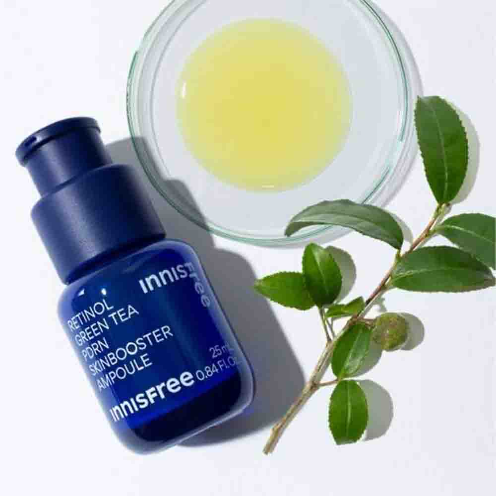 Innisfree Retinol Green Tea PDRN Skinbooster Ampoule 25ml