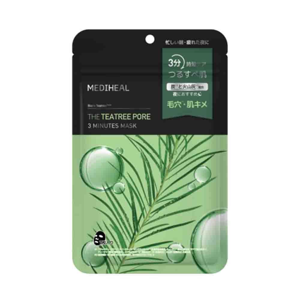 MEDIHEAL 3 Minutes Mask Tea Tree Pore 7Pcs