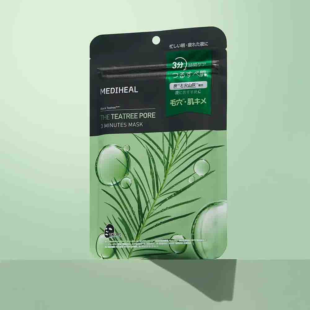 MEDIHEAL 3 Minutes Mask Tea Tree Pore 7Pcs