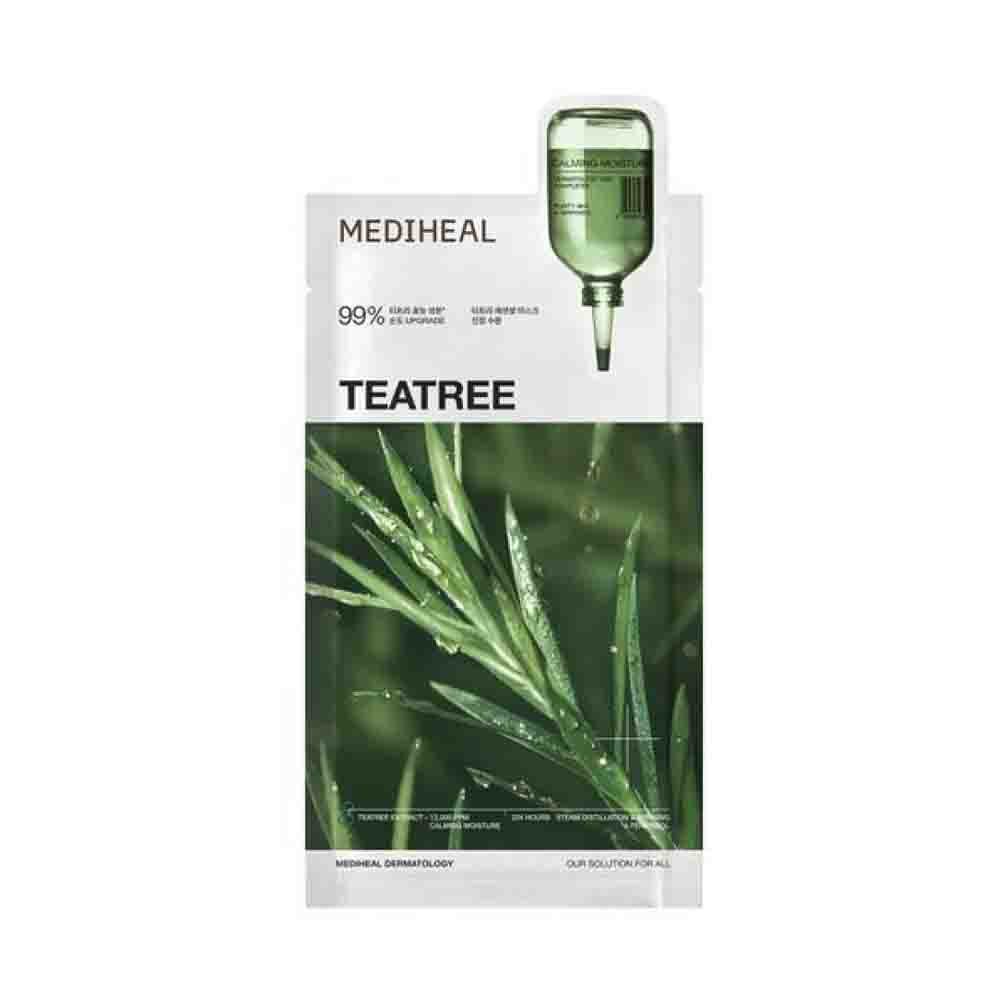 MEDIHEAL Teatree Essence Mask Calming Moisture 4Pcs
