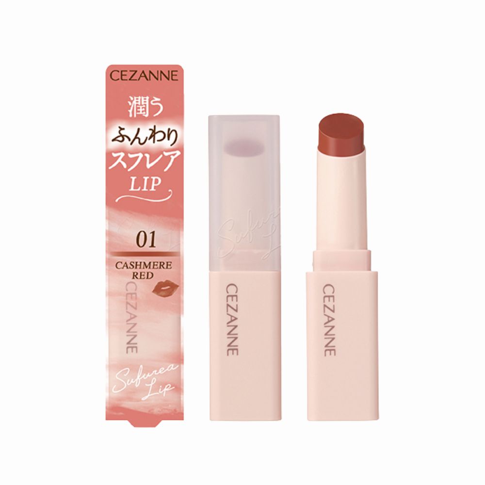CEZANNE Sufurea Lipstick #01 Cashmere Red