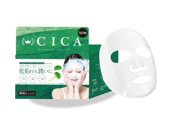 Tokyo Lifestyle CICA Moisture Care Mask 30Pcs