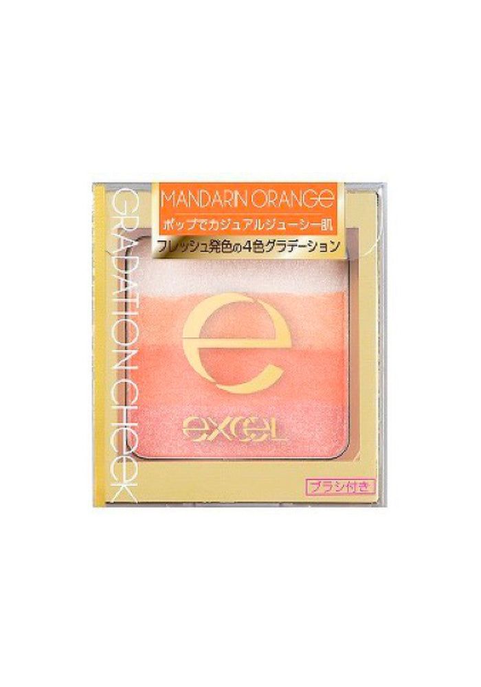EXCEL Gradation Cheek N GC04 Mandarin Orange