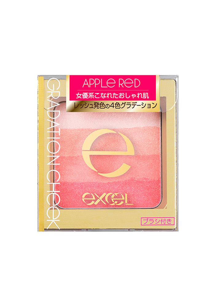 EXCEL Gradation Cheek N GC05 Apple Red