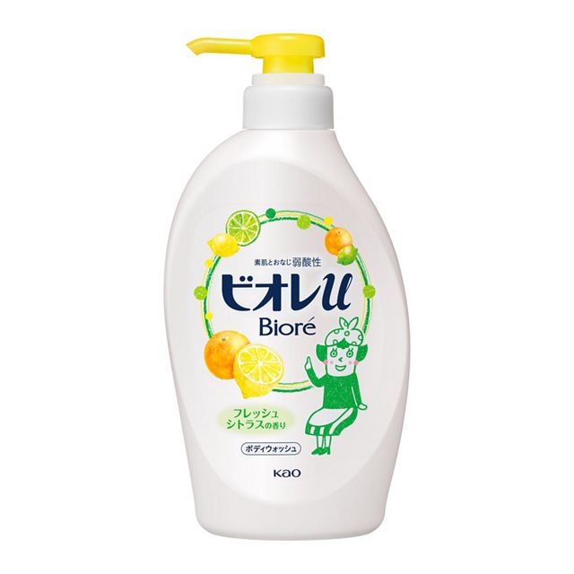 KAO Biorè U Fresh Citrus Scent Pump 480ml