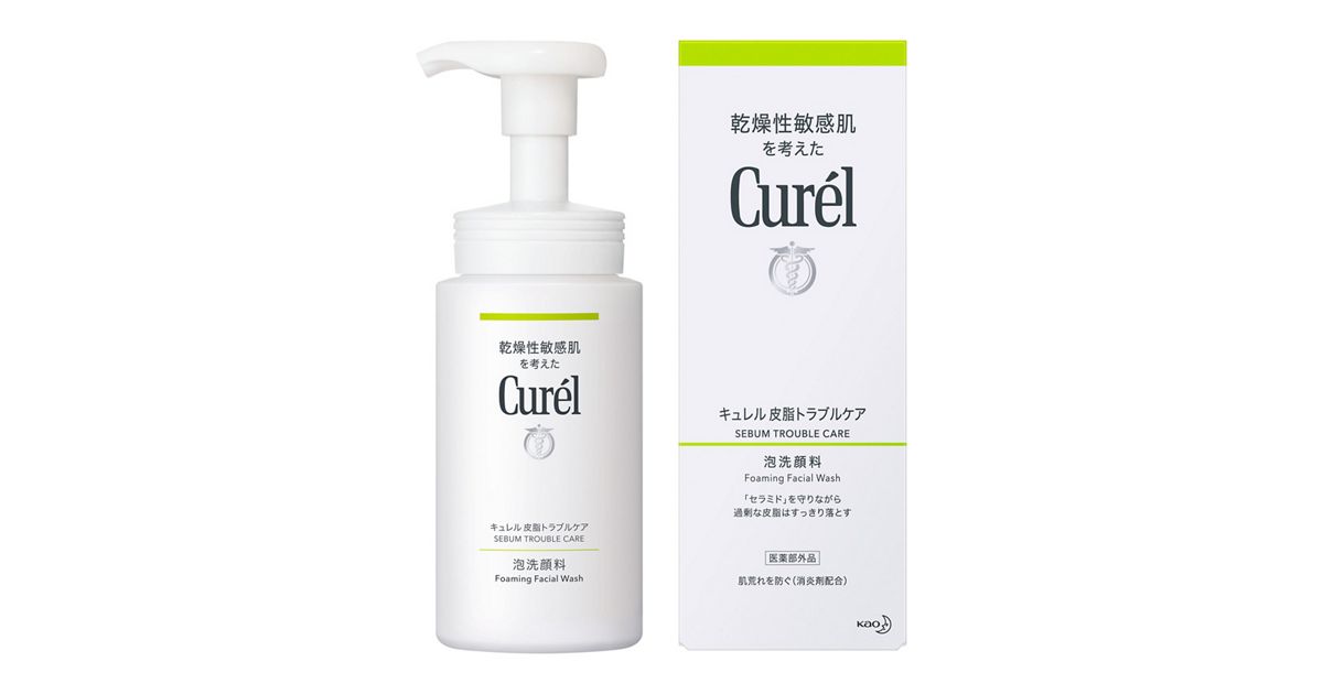 KAO CURÈL Sebum Care Foam Face Wash 150ml