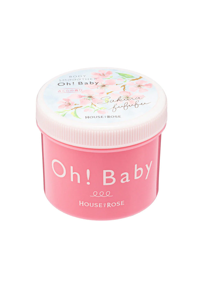 HOUSE of ROSE Oh! Baby Body Smoother Scrubs Massage-Sakura(PINK)