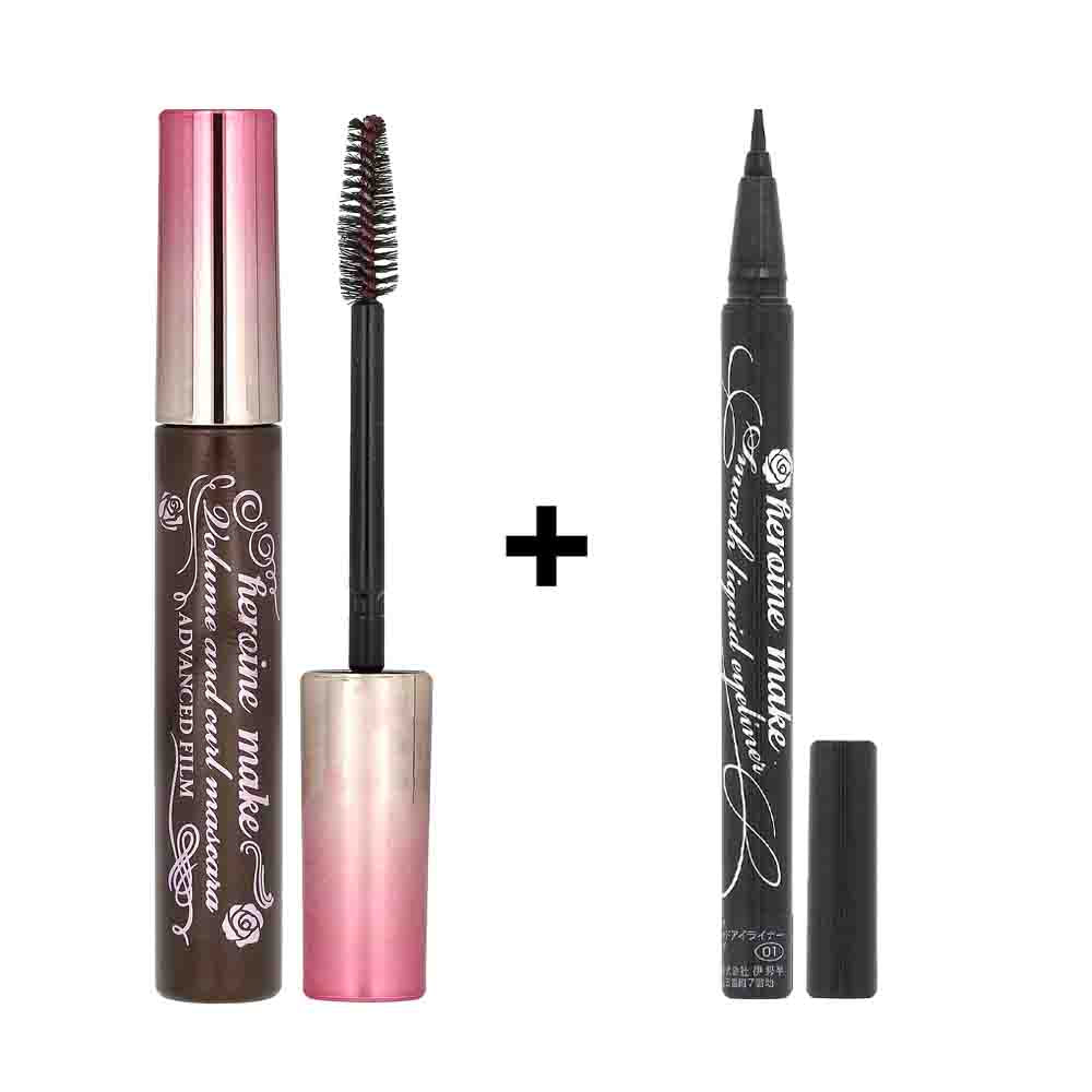 Heroine Make Waterproof Duo – Mascara & Eyeliner Gift Set