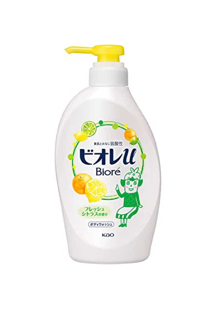 KAO - Biore U Body Soap Pump, Fresh Citrus