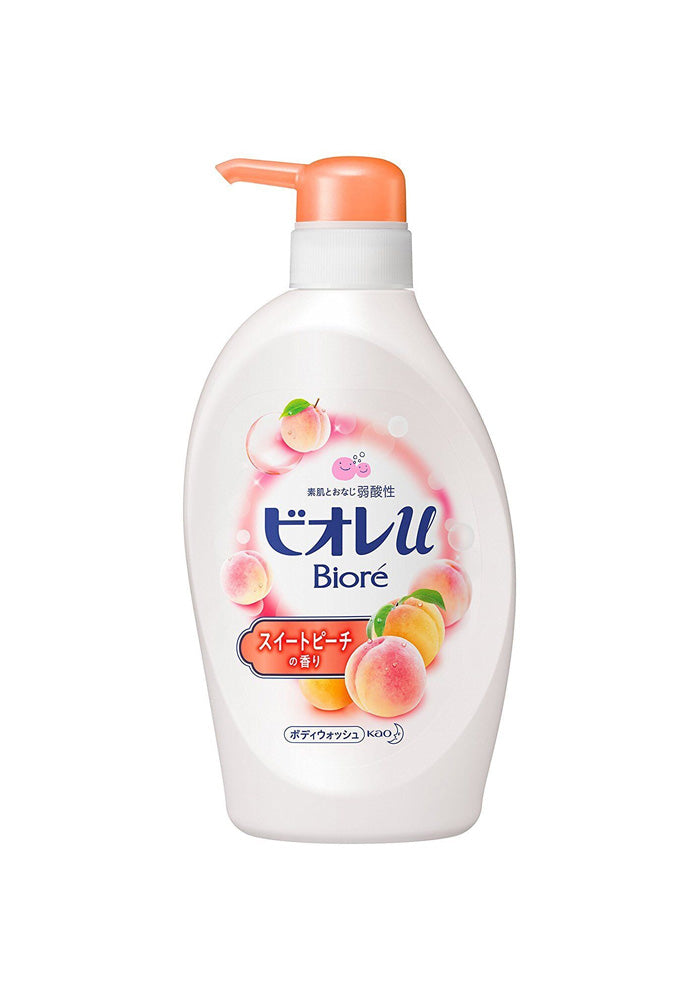 KAO Biore U Body Wash Soap Sweet Peach Fragrance