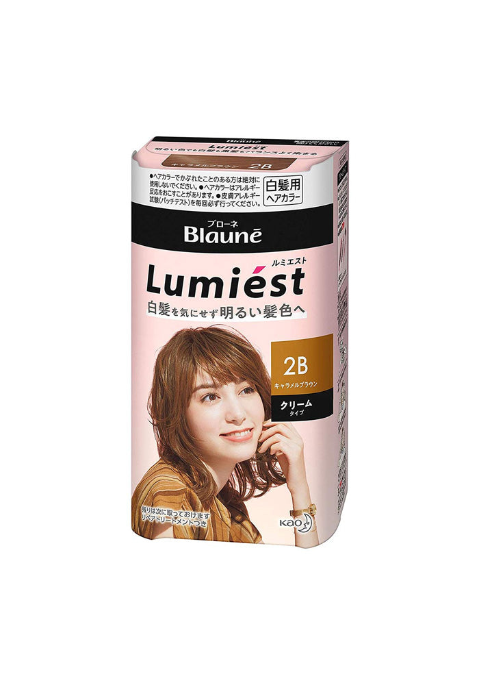 KAO Blaune Lumiest Hair Color, Caramel Brown 