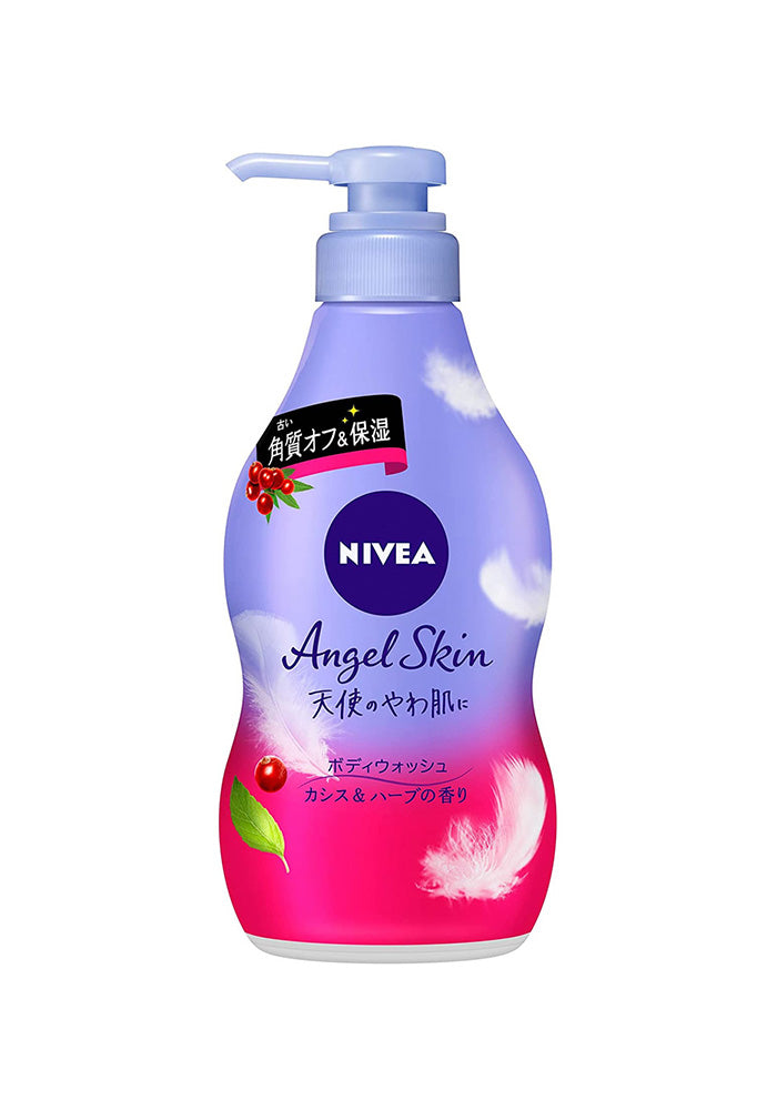KAO NIVEA Angel Skin Body Wash, Cassis & Herbal Scent