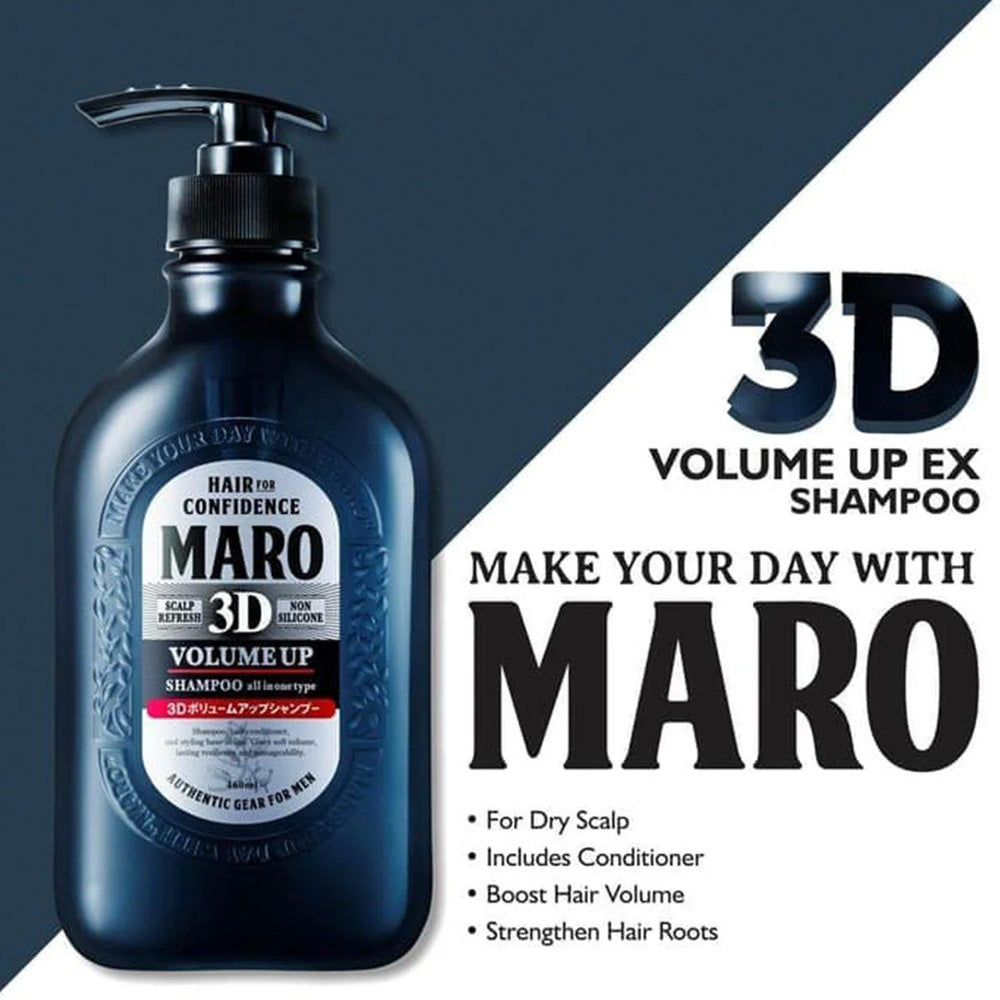 MARO 3D volume up shampoo EX 460ml