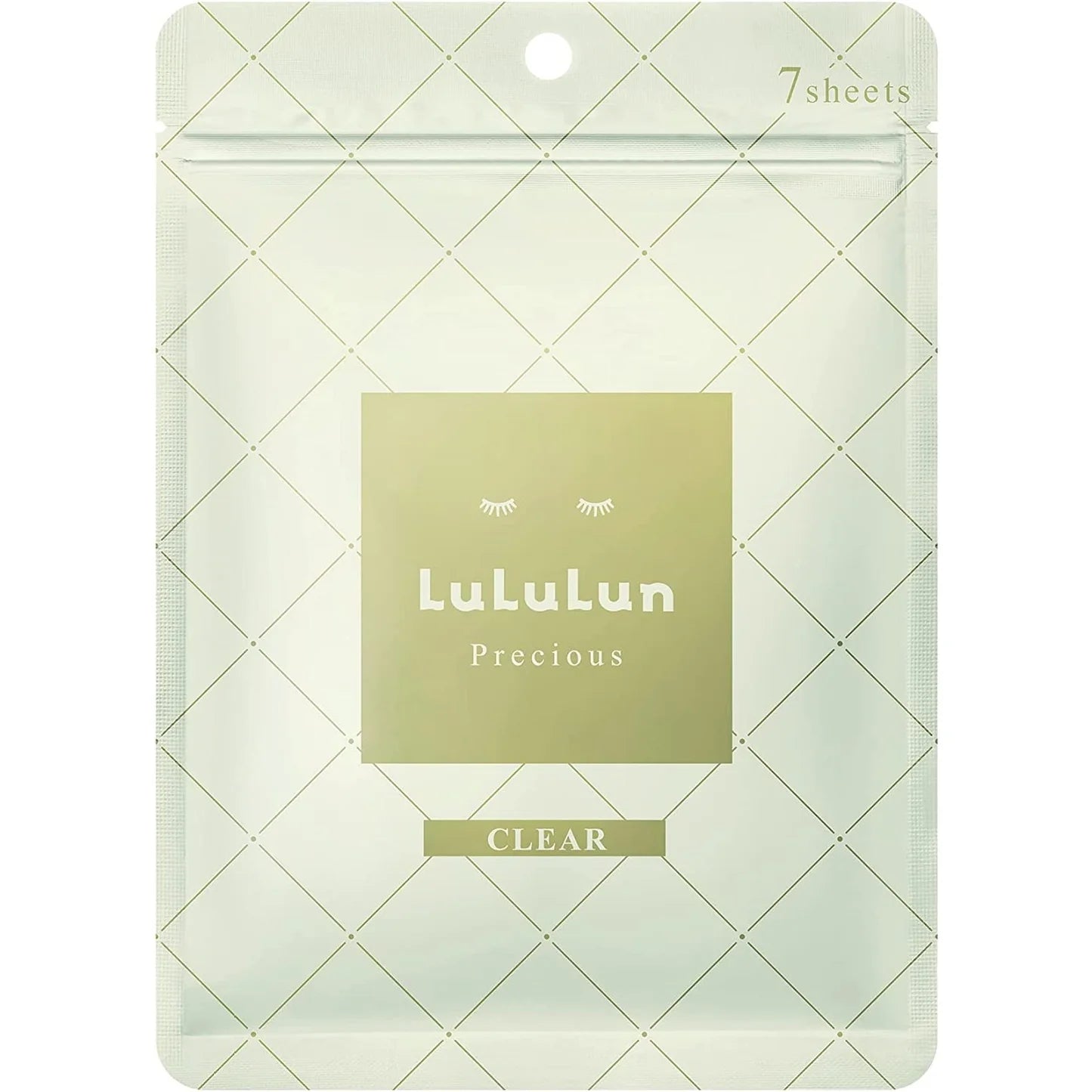 LuLuLun - Precious Face Mask Clear White 7 Pcs