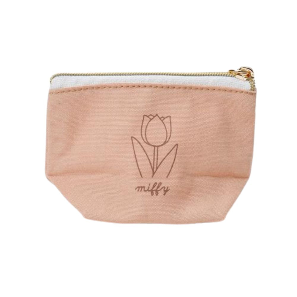 Miffy Bruna Flower & Mascot Micro Trapezoidal Pouch-Miffy