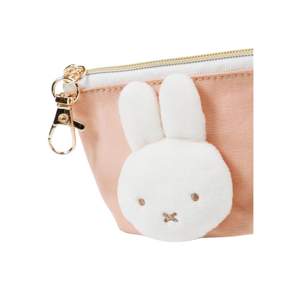 Miffy Bruna Flower & Mascot Micro Trapezoidal Pouch-Miffy