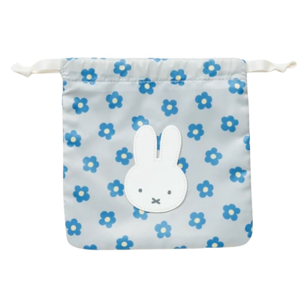 Miffy Bruna Flower & Mascot Wappen Drawstring - Blue