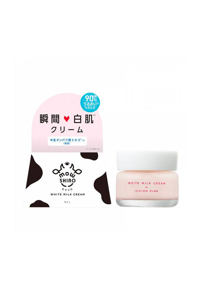 BCL Moshiro Tone Up Cream Strawberry Pink 30g