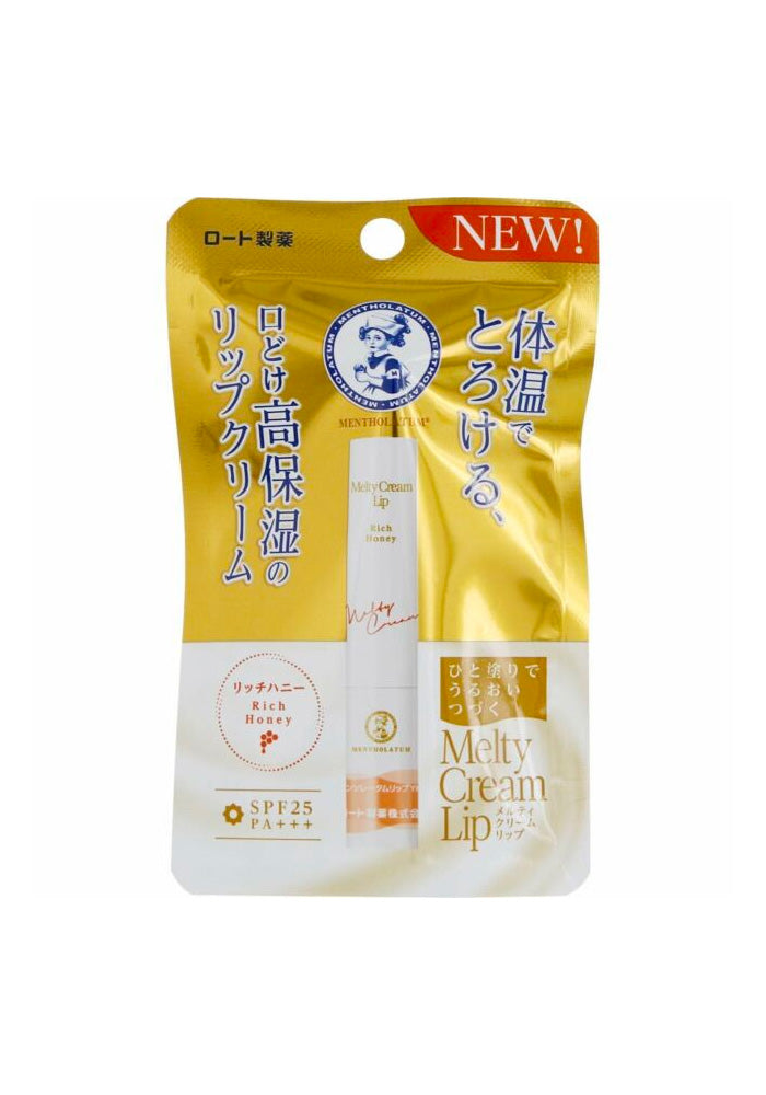 ROHTO Mentholatum Melty Cream Lip Rich Honey 2.4g
