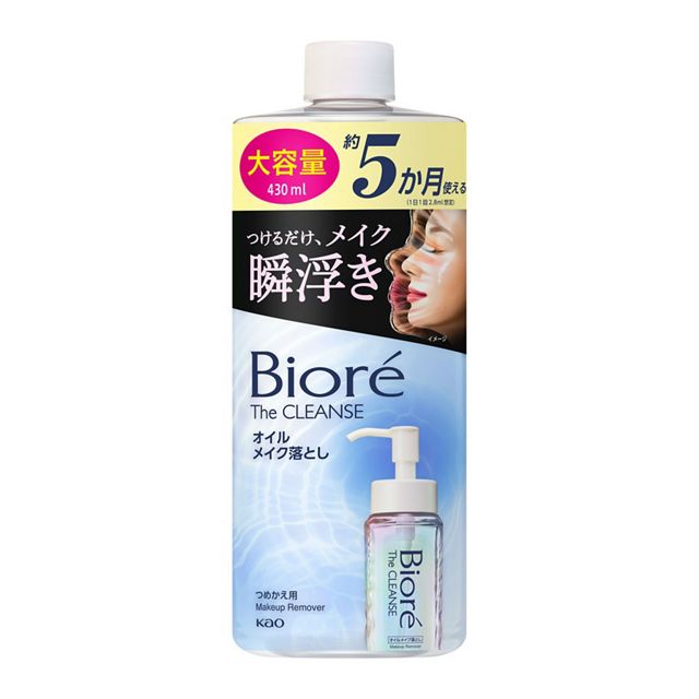 KAO Bioré The Cleanse Oil Makeup Remover Refill 430ml