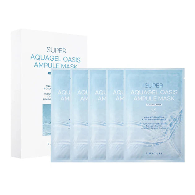 S.NATURE Super Aqua Gel Oasis Ampule Mask 5pcs