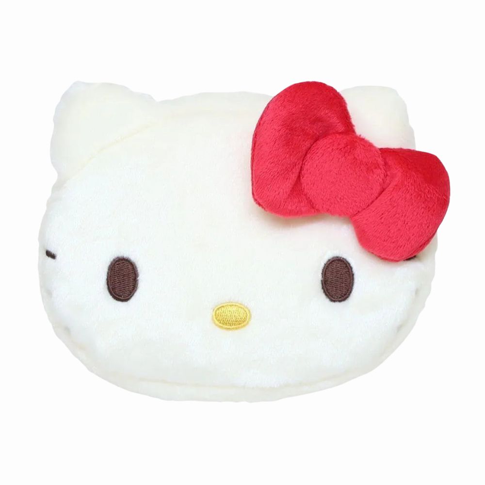SANRIO Hello Kitty (1970s Series) Face Pouch (Red)