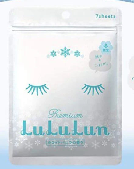 [Winter Limited]LuLuLun Premium Snow White Vanilla Sheet Mask 7 Sheets