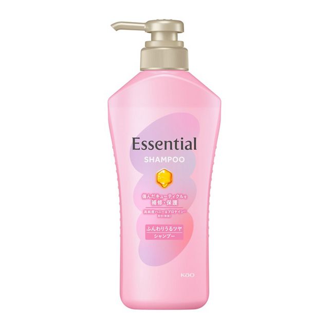 KAO Essential Soft and Shiny Shampoo Pump 450ml