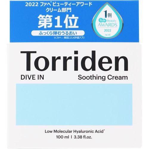 [JAPAN Version]Torriden Dive-In Low Molecular Hyaluronic Acid Soothing Cream 100ml