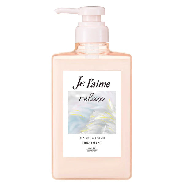 KOSE Je L'aime Relax Straight & Gloss Midnight Repair Hair Treatment 480ml